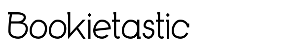 Bookietastic font preview